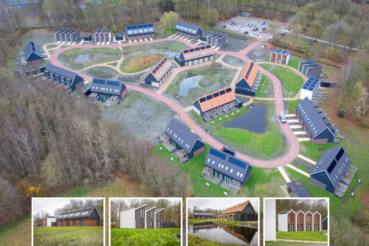buurtschap met 70 woningen